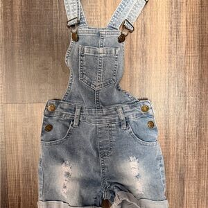 Little Bipsy Stylish Denim Overalls for Kids